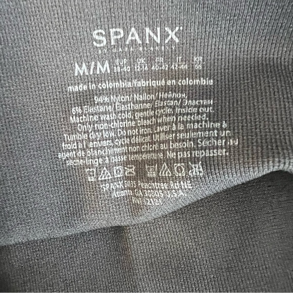 Spanx look at me now leggings black camo size Medium NWT - Picture 5 of 6